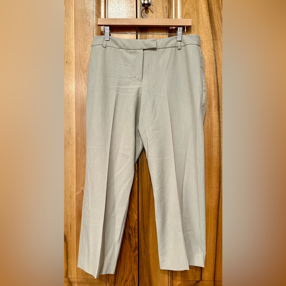 Worthington Petite - Modern Fit - Light Gray/Stone Trousers - EUC - 12P